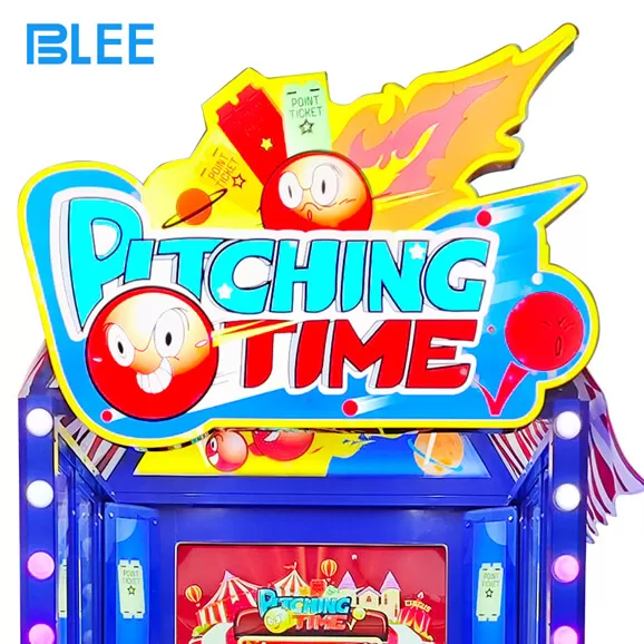 product details of pitching time arcade redemption game machine