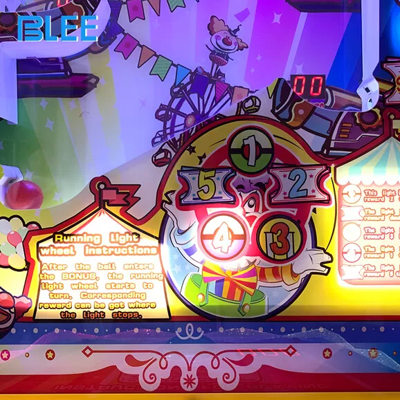 product details of the clown redemption game machine