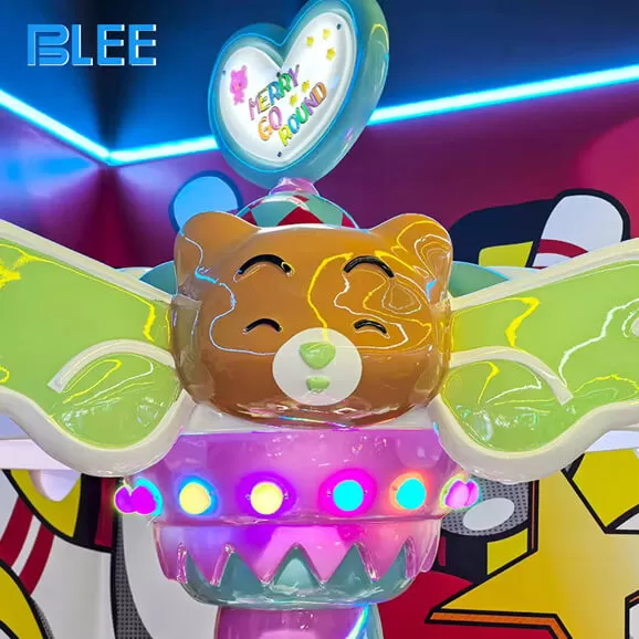 product details of three person carousel dream unicorn kids ride supplier