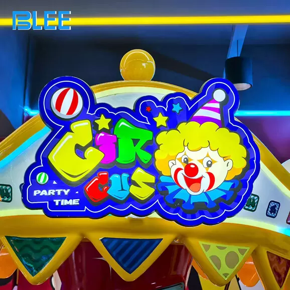 Product Details of ﻿Three-Person Circus Party Kids Ride