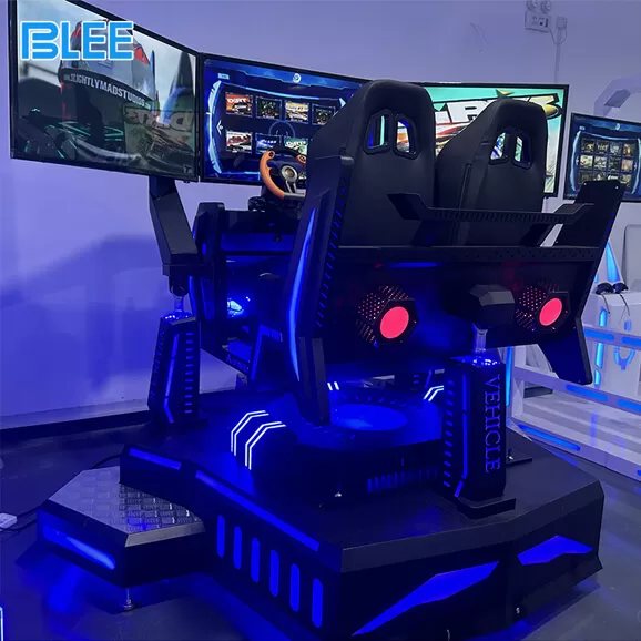 product details of three screen six axis two player racing game vr game machine supplier