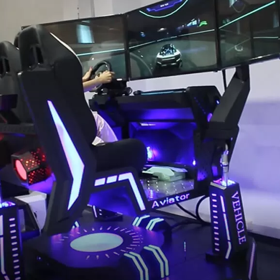 product details of three screen six axis two player racing game vr game machine