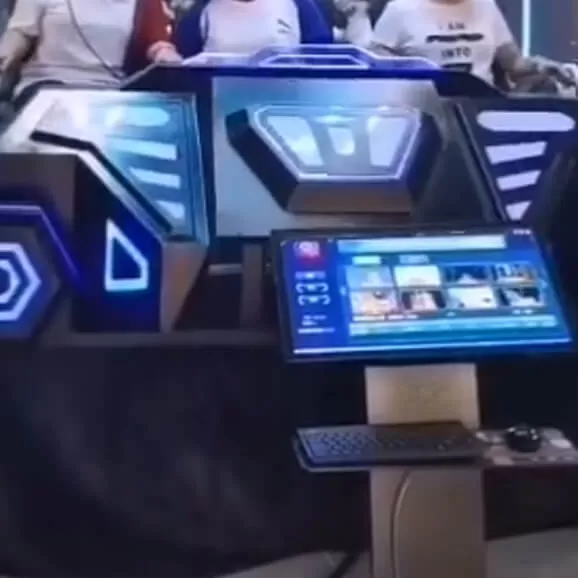 product details of virtual reality theme park arcade simulate driving 6 seaters 9d vr motion cinema spaceship manufacturer