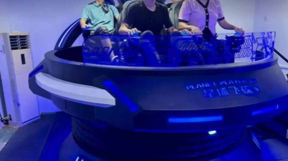 product details of vr five person ufo vr game machine supplier