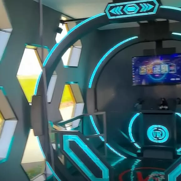 product details of vr round shield platform vr game machine manufacturer