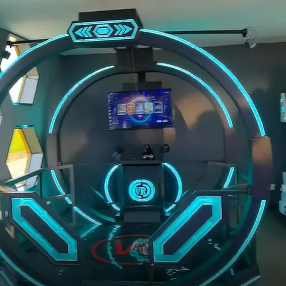 product details of vr round shield platform vr game machine