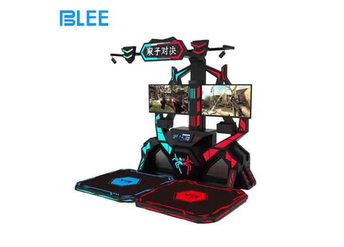 realistic motion two player battle dual screen vr experience system true to life fun driven gameplay for theme park china