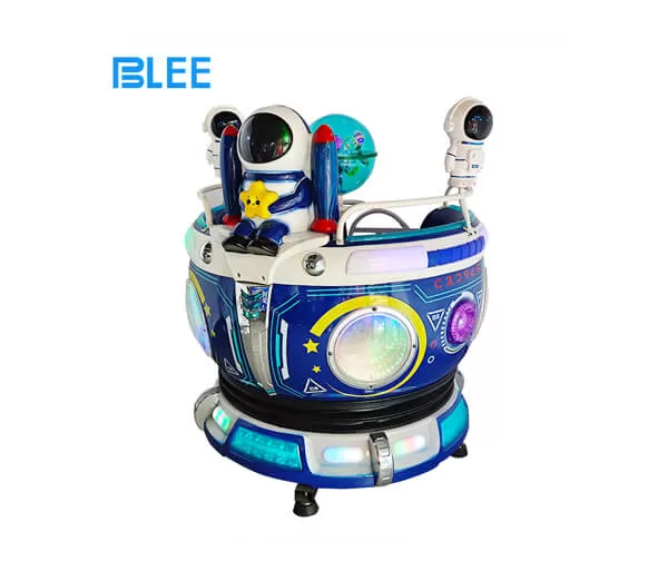 Rotating and Lifting Interstellar Music Spinner Kids Ride