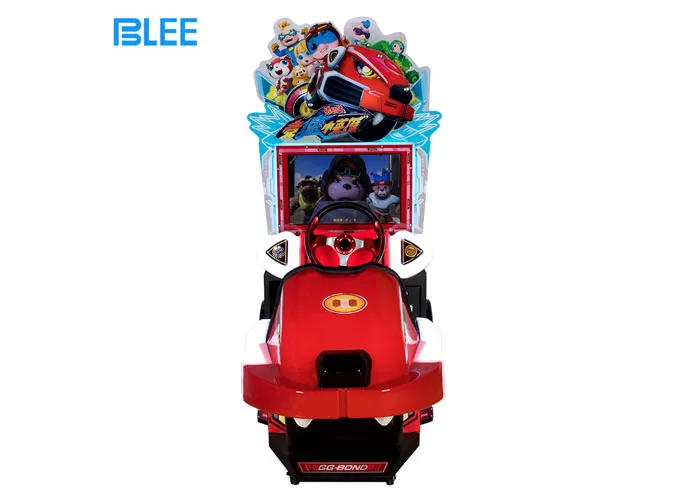 Single-player Children's Racing Game Console Kids Racing Arcade with 32'' Screen