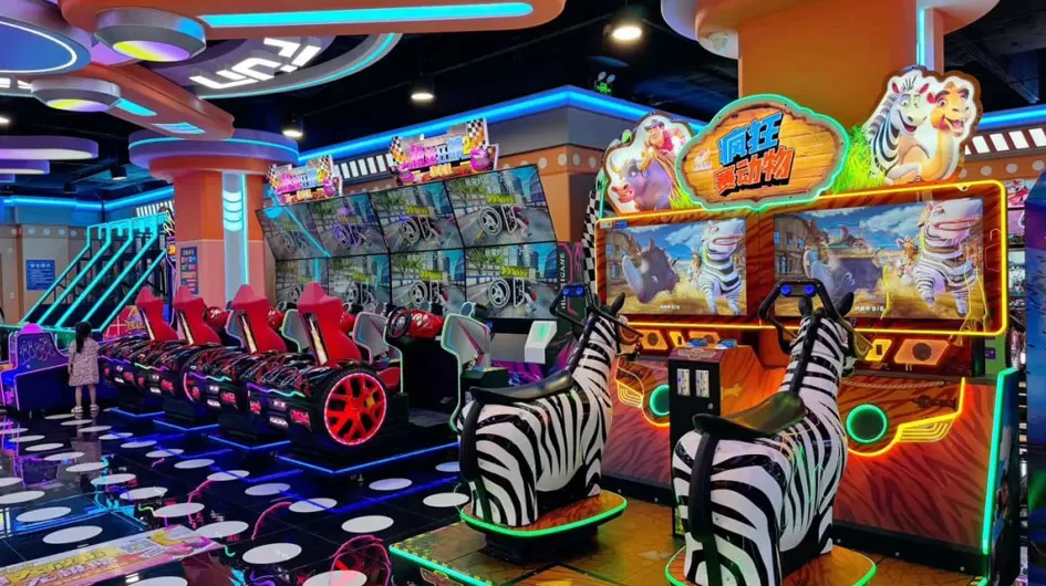 Single-player Children's Racing Game Console Kids Racing Arcade with 32'' Screen One Stop Solution