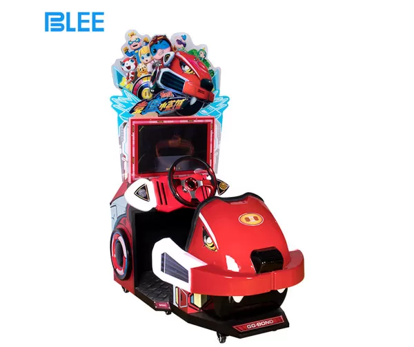 Single-player Children's Racing Game Console Kids Racing Arcade with 32'' Screen