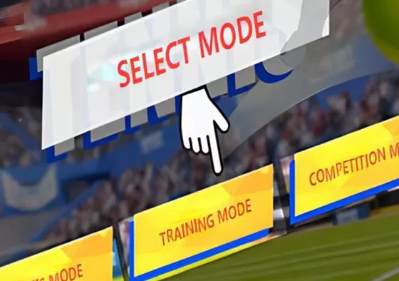 1. Training Mode: Simulates real tennis training, supports special training such as serving, receiving, forehand, backhand, and volley, helps players improve their skills, and is suitable for use in gyms and training schools.