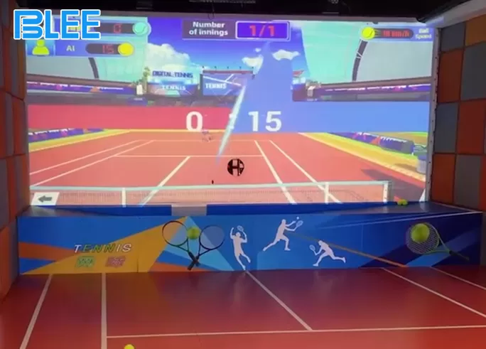 indoor tennis simulator