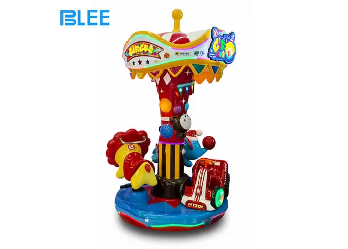 three person circus party kids ride company