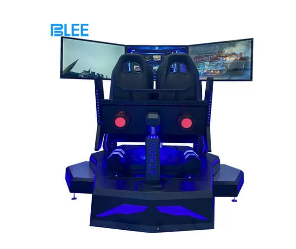 Three-Screen Six-Axis Two-Player Racing Game VR Game Machine