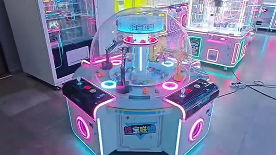 travel cat excavator theme claw machine in china