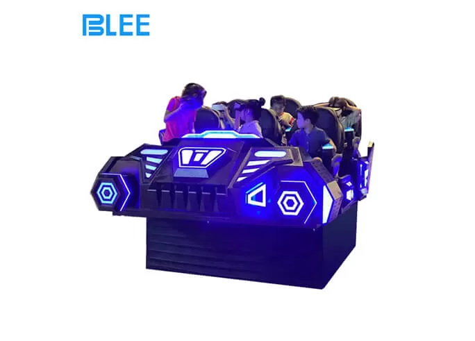 Virtual Reality Theme Park Arcade Simulate Driving 6 Seaters 9d Vr Motion Cinema Spaceship