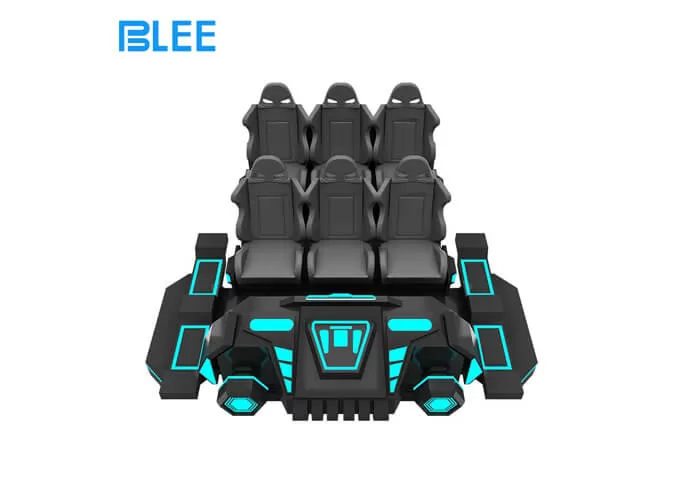 virtual reality theme park arcade simulate driving 6 seaters 9d vr motion cinema spaceship for sale