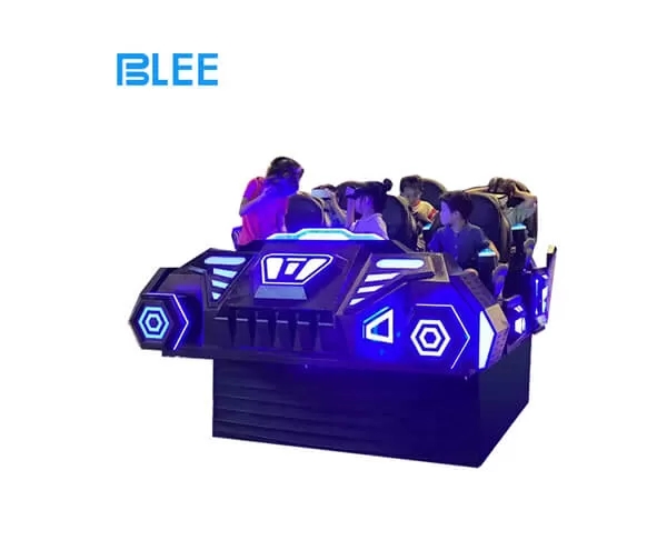Virtual Reality Theme Park Arcade Simulate Driving 6 Seaters 9d Vr Motion Cinema Spaceship