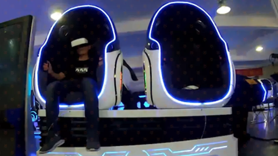 vr double person egg chair vr game machine one stop solution supplier