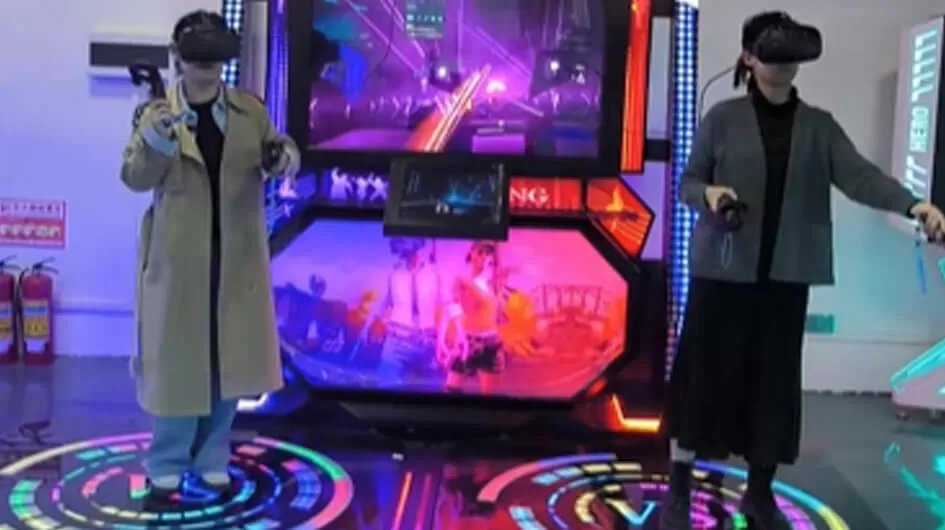 vr dual person dance machine vr game machine one stop solution