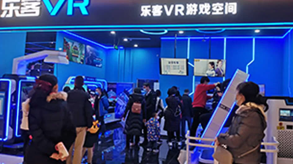 vr four person cinema vr game machine one stop solution manufacturer
