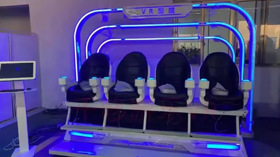 vr four person cinema vr game machine one stop solution supplier