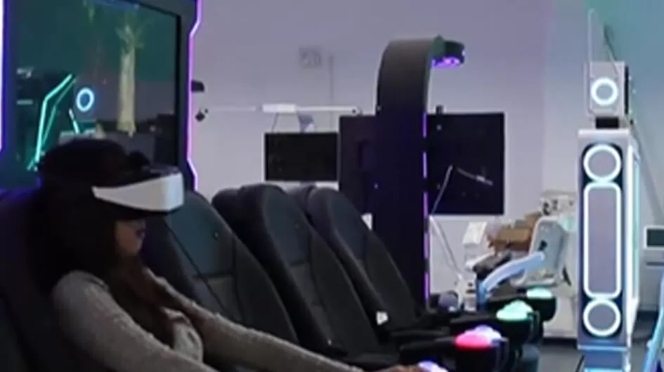 vr four person spaceship vr game machine one stop solution company