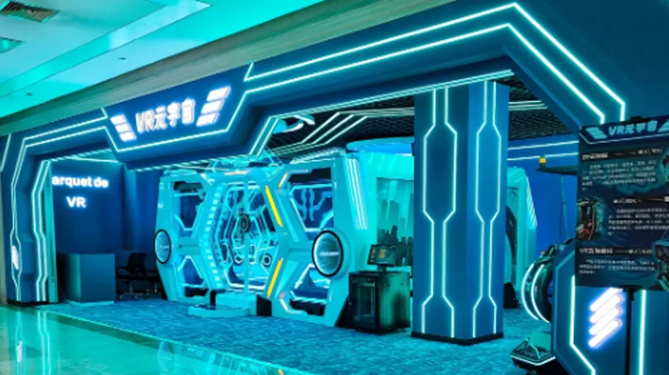 vr gatlin shooting game machine china