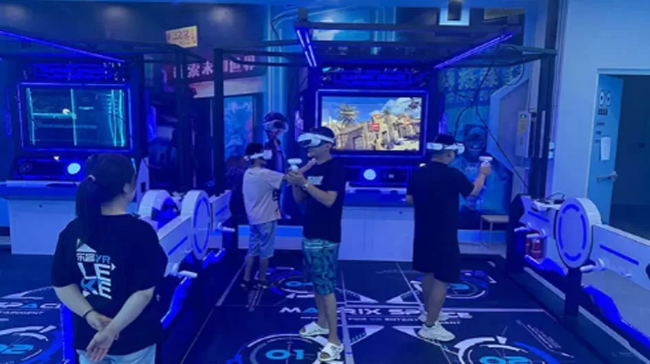 vr round shield platform vr game machine one stop solution manufacturer