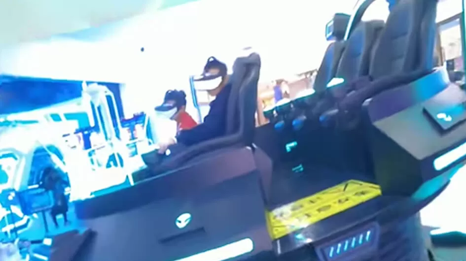 vr space time flying saucer vr game machine one stop solution