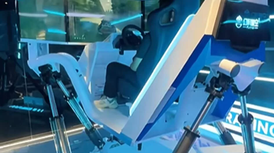 vr three screen six axis racing car vr game machine one stop solution