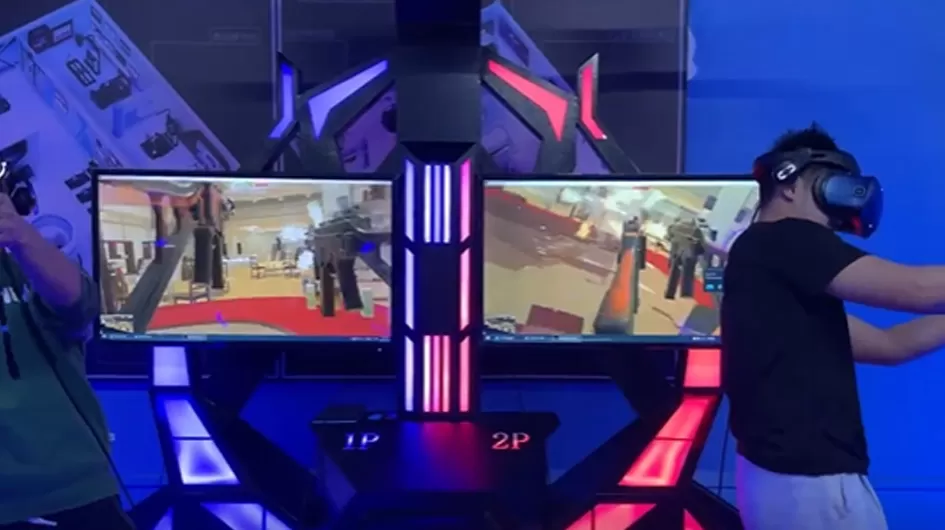 vr twin battle vr game machine one stop solution manufacturer