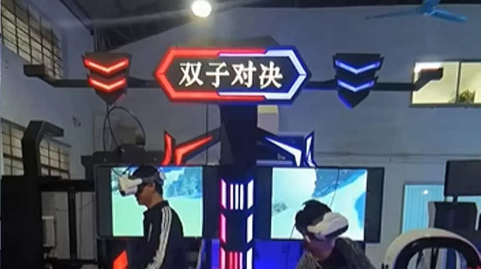 vr twin battle vr game machine one stop solution